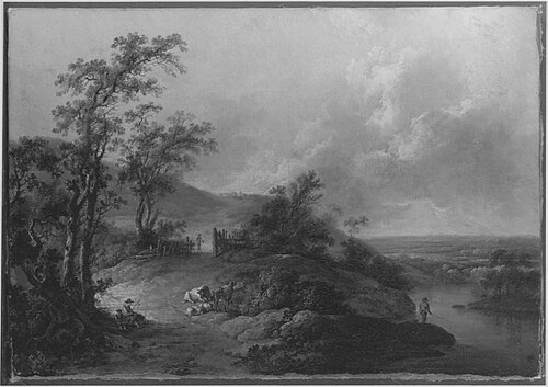 Landschaft, 1775, Johann Friedrich Alexander Thiele