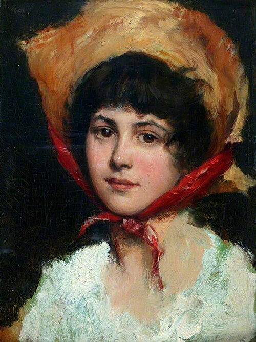 Head of a Young Girl, , Cecil van Haanen