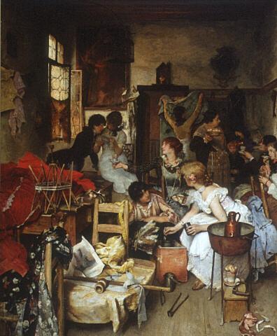 Afternoon Coffee, Venice, 1883, Cecil Haanen