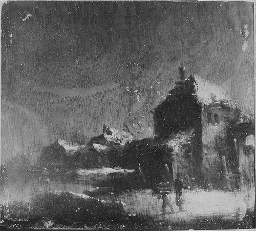 Winterlandschaft, 1741, Johann Georg Trautmann