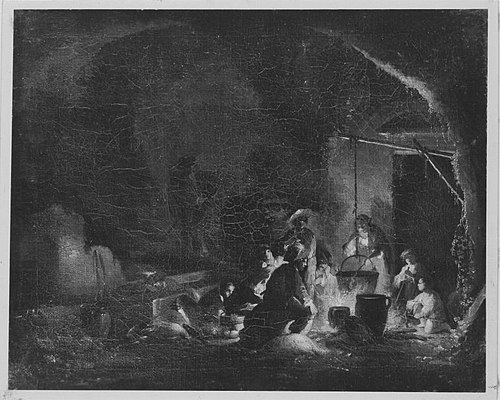 Zigeuner beim Nachtmahl, 1741, Johann Georg Trautmann
