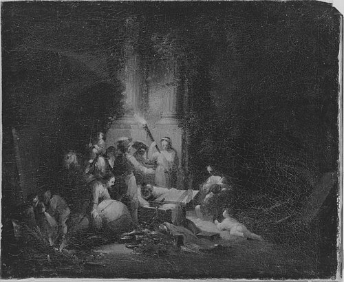 Zigeuner mit ihrer Beute, , Johann Georg Trautmann
