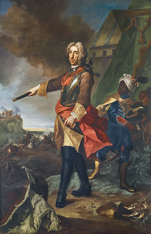 Prinz Eugen von Savoyen als Feldherr, 1727, Johann Gottfried Auerbach