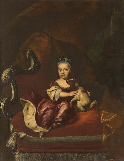 María Amalia de Habsburgo archiduquesa de Austria, 1724, Johann Gottfried Auerbach