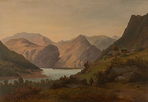 Landscape, Tirol, 1837, Johann Gustav Grunewald
