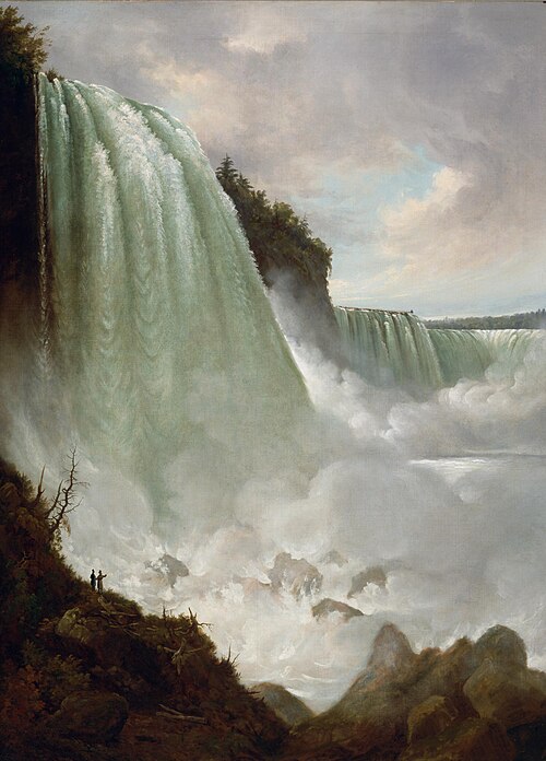The Niagara River at the Cataract, 1832, Johann Gustav Grunewald