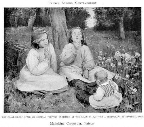 Les Chandelles - 1896, 1896, Madeleine Carpentier