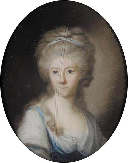 Auguste Dorothea von Braunschweig-Wolfenbüttel (1749-1810), Äbtissin von Gandersheim, 1780, Johann Heinrich Schröder