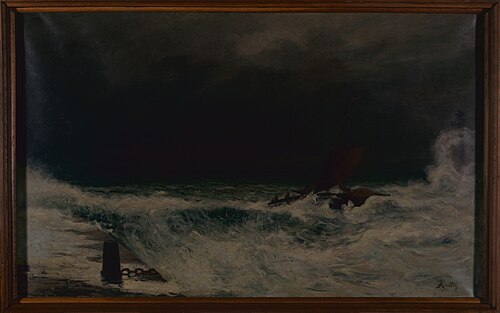 Marine, gros temps, , Joseph-Alexandre Ruellan