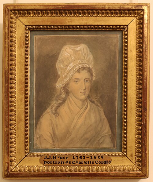 Corday en buste, , Jean-Jacques Hauer