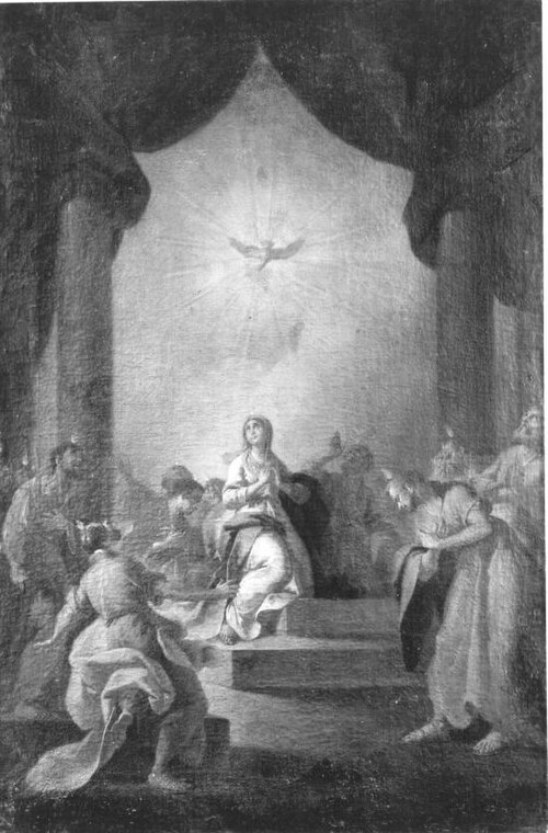 Die Ausgießung des Heiligen Geistes, , Joseph Huber