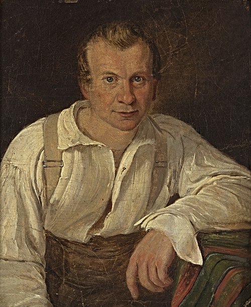 Brustbild von William Dorn, 1830, Johann Karl Bähr