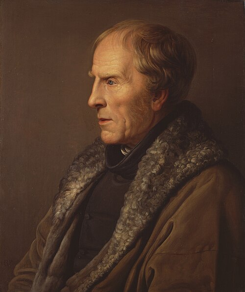 portrait of the Painter Caspar David Friedrich, 1836, Johann Karl Bähr