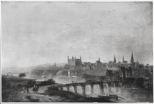 Ansicht von Aschaffenburg, 1795, Caspar Schneider