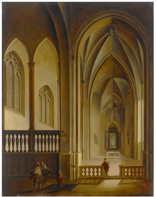 Church Interior, , Johann Ludwig Ernst Morgenstern