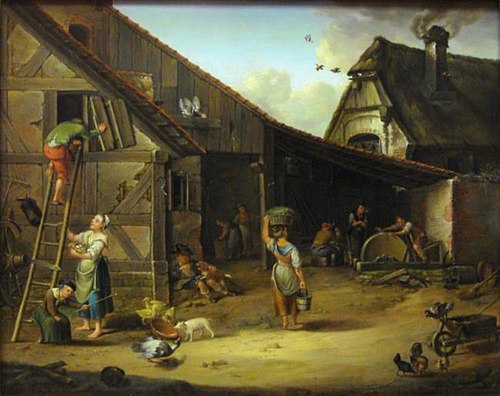A Farm, 1794, Johann Ludwig Ernst Morgenstern