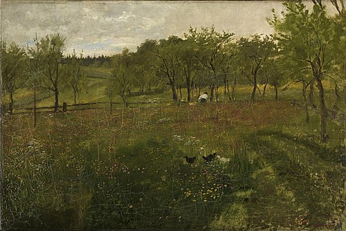 Wiesenlandschaft, 1880, Johann Sperl