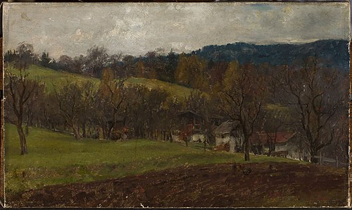 Autumn landscape, , Johann Sperl