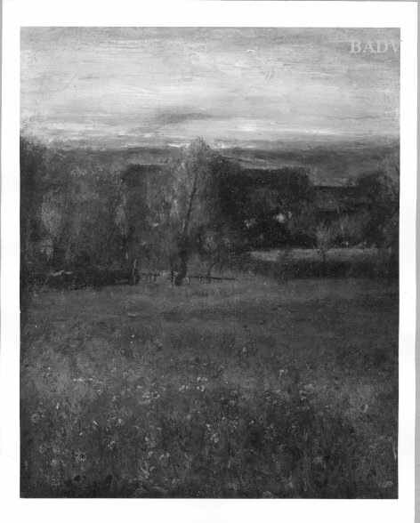 landscape in the dawn, 1865, Johann Sperl