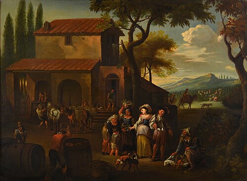The Harvest, 1698, Pieter van Bloemen
