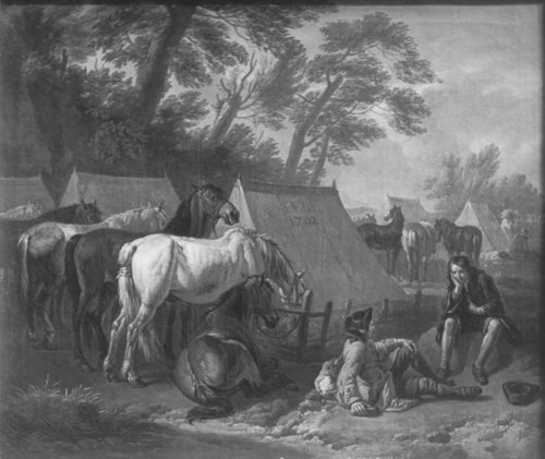 Cavalry Camp, 1702, Pieter van Bloemen