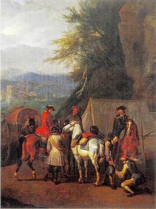 Horseman at Rest, 1705, Pieter van Bloemen
