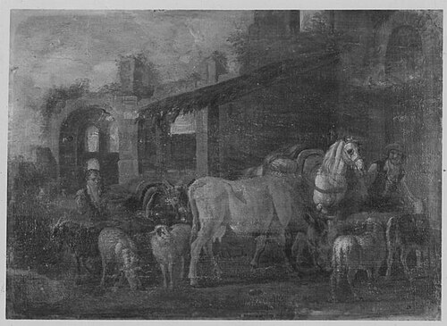 Bepackter Schimmel, 1688, Pieter van Bloemen