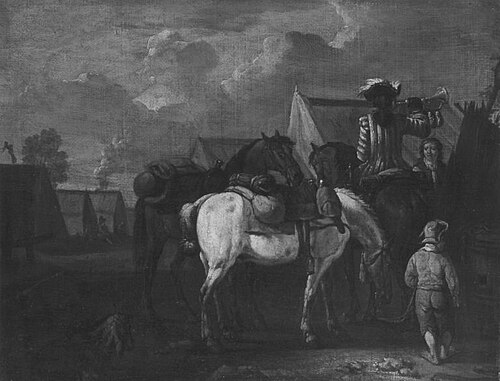 Lagerszene, 1688, Pieter van Bloemen