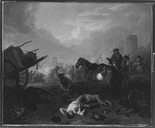 Plünderung von Gefallenen, 1688, Pieter van Bloemen