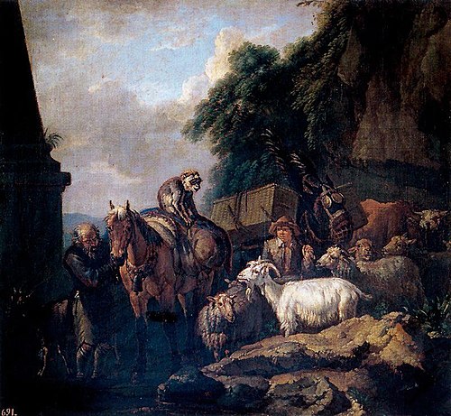 Caravan, 1704, Pieter van Bloemen