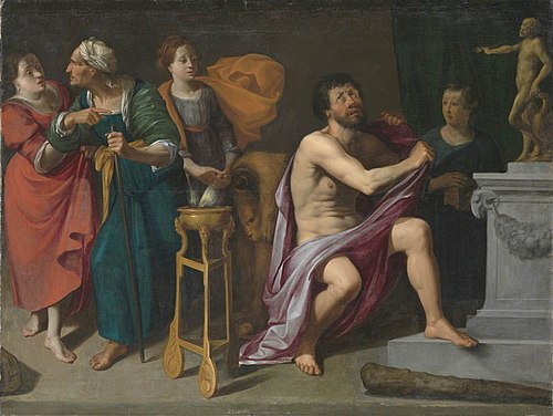 Herkules im Nessusgewand, , Johann Ulrich Loth