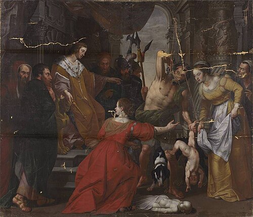 Das Urteil des Salomon, , Johann Ulrich Loth
