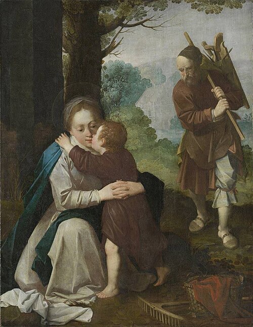 Die Heilige Familie im Freien, 1635, Johann Ulrich Loth