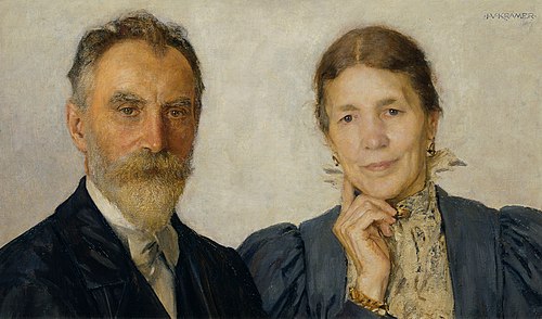 Die Eltern des Künstlers, 1905, Johann Victor Krämer