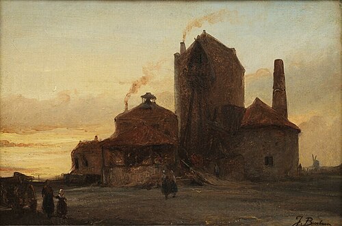 In de Borinage, 1865, Johannes Bosboom