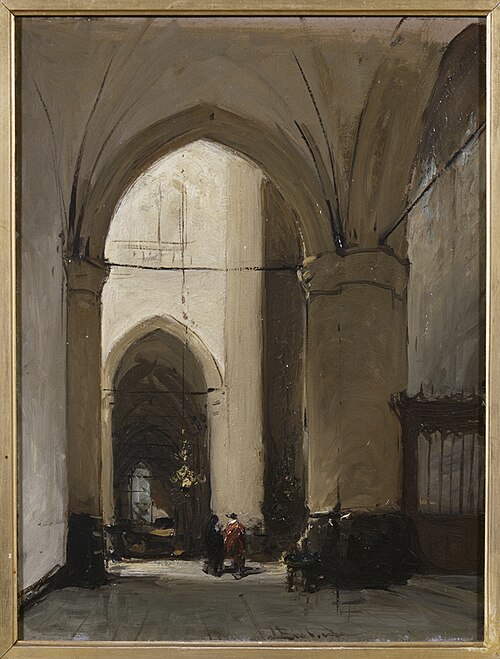 Church Interior, 1864, Johannes Bosboom