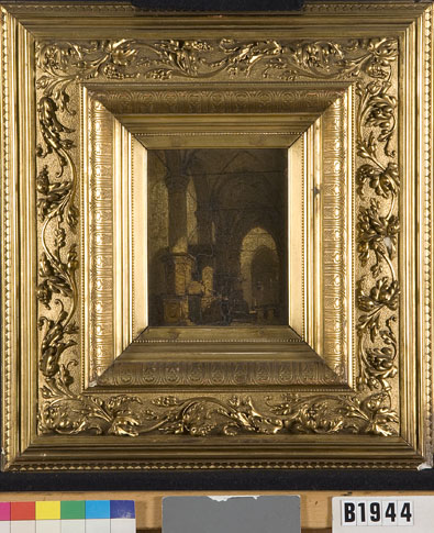 Interior of the Grote Kerk in Alkmaar, 1850, Johannes Bosboom