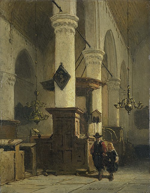 Church Interior, 1850, Johannes Bosboom