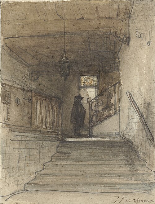 Trapportaal, 1850, Johannes Bosboom