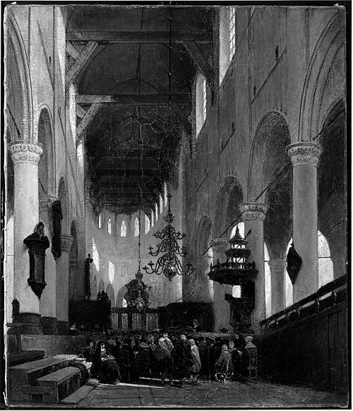 Interior of a Church, , Johannes Bosboom