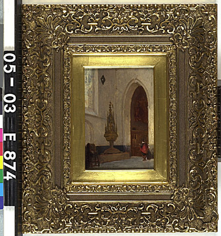 Kerkinterieur, 1870, Johannes Bosboom