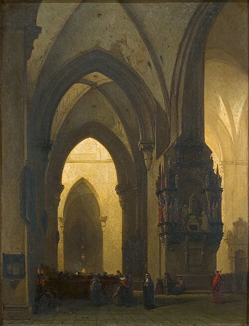 Interieur van de Domkerk te Trier, , Johannes Bosboom
