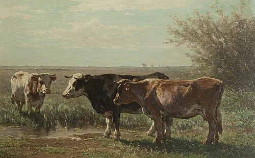 Cattle and Landscape, 1879, Johannes Hubertus Leonardus de