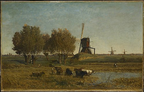 Un ruisseau près d'Abcoude, 1874, Johannes Hubertus Leonardus de