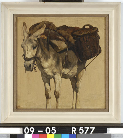 Studie van een lastezel, 1850, Johannes Hubertus Leonardus de