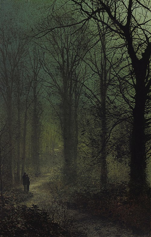Thro' the Wood, , John Atkinson Grimshaw