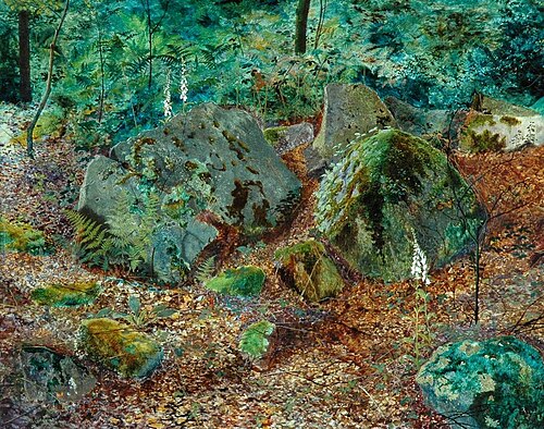 A Mossy Glen, 1864, John Atkinson Grimshaw