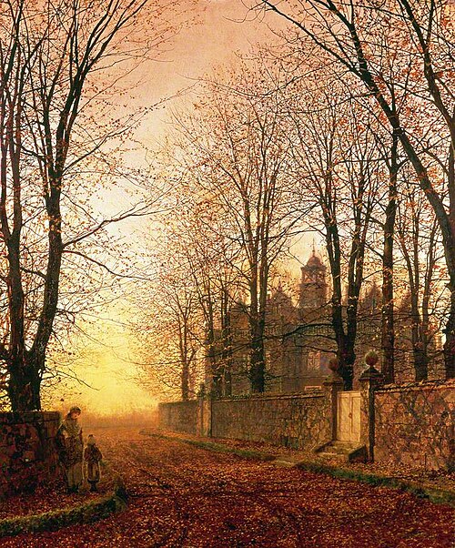 In the Golden Olden Times, 1870, John Atkinson Grimshaw