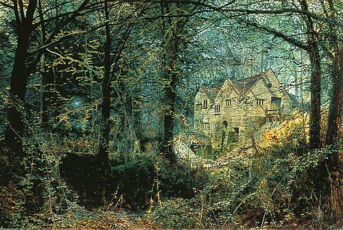 Autumn Glory: The Old Mill, 1869, John Atkinson Grimshaw