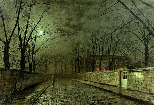 Silver Moonlight, 1880, John Atkinson Grimshaw